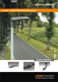Datenblätter LED Straßenleuchte Luna